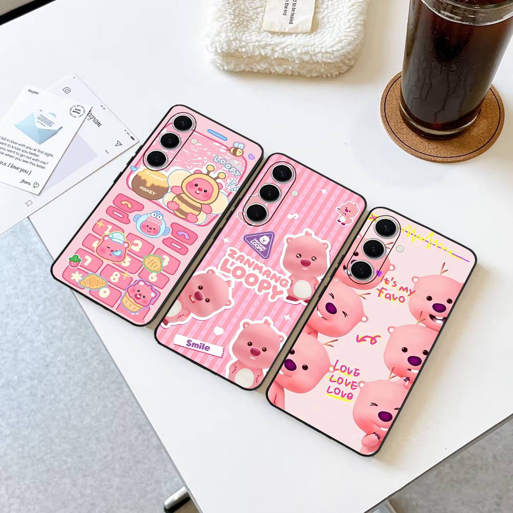 Phone Cases Loopy - เคสโทรศัพท์ Korea Zanmang L-Loopy สำหรับ Samsung