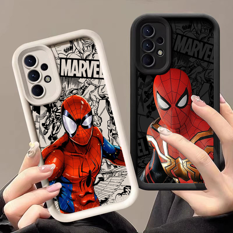 Phone Cases For Samsung A14 - เคสซูเปอร์ฮีโร่มาร์เวล สไปเดอร์แมนสำหรับซัมซุงกาแล็กซี่ A57 A56 5G A37