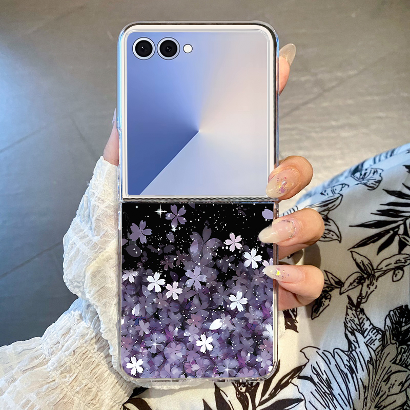 Phone Cases Z Fold 6 - เคสลายดอกซากุระสำหรับ Samsung Galaxy Z Flip 8