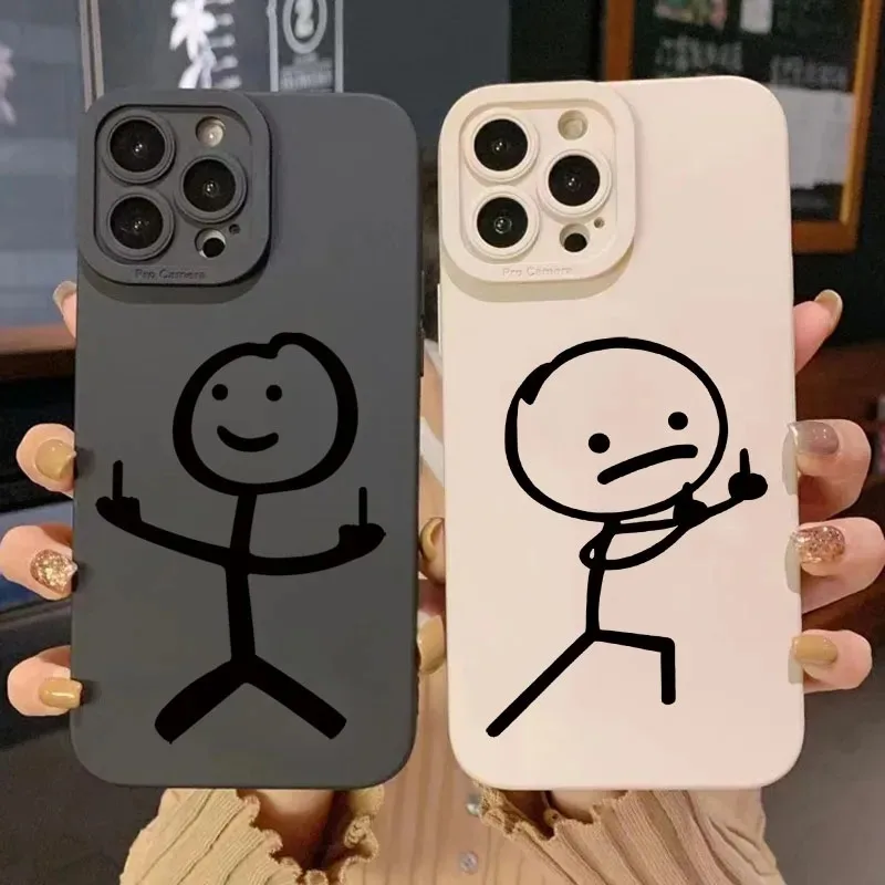 Phone Cases Xr Cute - เคสโทรศัพท์ซิลิโคนลายการ์ตูนน่ารัก สำหรับ iPhone 16 11 12