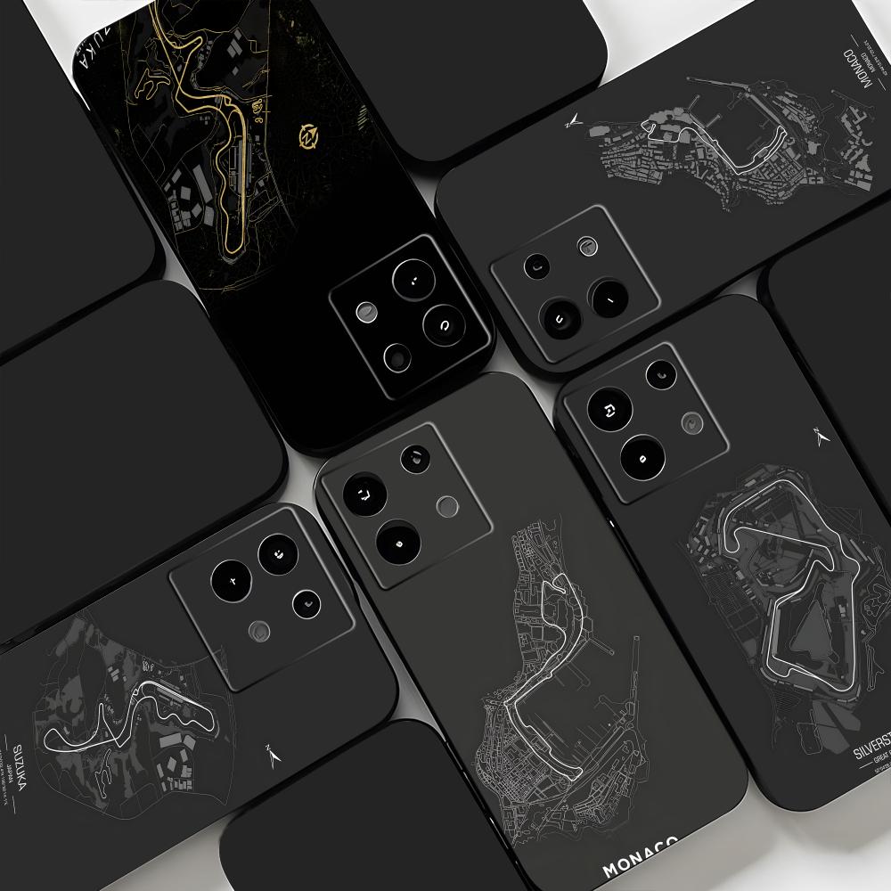 Phone Cases Xiaomi Redmi 12 - เคสโทรศัพท์ลายสนามแข่งรถ F1 สำหรับ Redmi Note 14