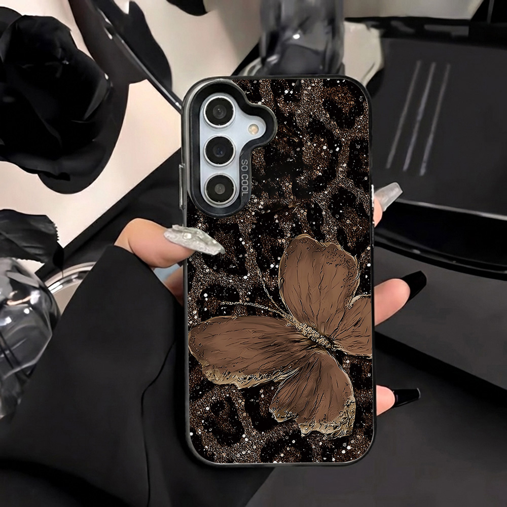 Phone Cases For Samsung A14 - เคสลายเสือดาวแบบแข็ง IMD สำหรับ Samsung S26 Ultra