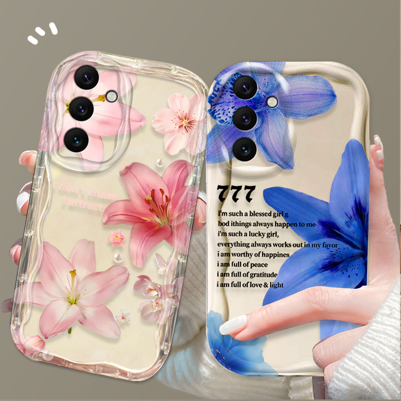 เคสโทรศัพท์ลายดอกลิลลี่สีชมพูส - Phone Cases For Samsung A14 บทวิจารณ์และราคา