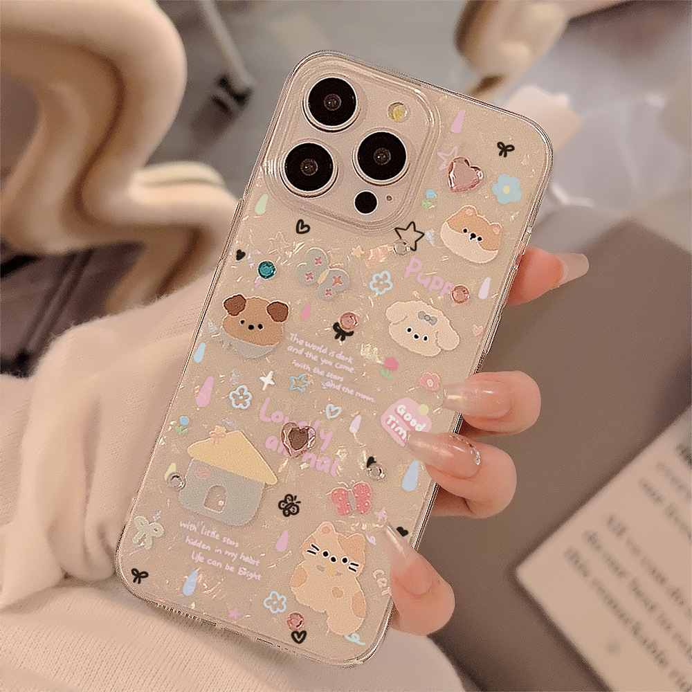 น่ารักการ์ตูนลูกสุนัขรูปแบบเคส - Phone Cases Xr Cute บทวิจารณ์และราคา