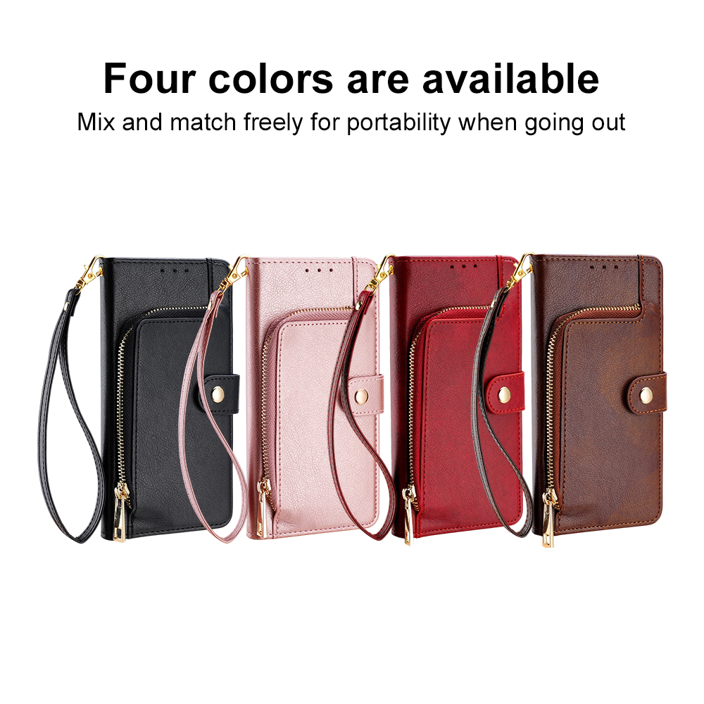 เคสโทรศัพท์แบบกระเป๋าสตางค์ซิป - Leather Folio Wallet Case บทวิจารณ์และราคา