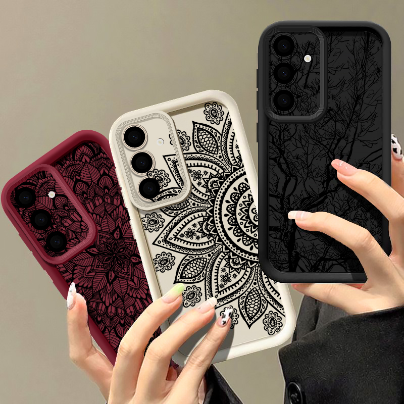 เคสลายดอกไม้สไตล์เรโทรสำหรับ S - Phone Cases For Samsung A14 บทวิจารณ์และราคา