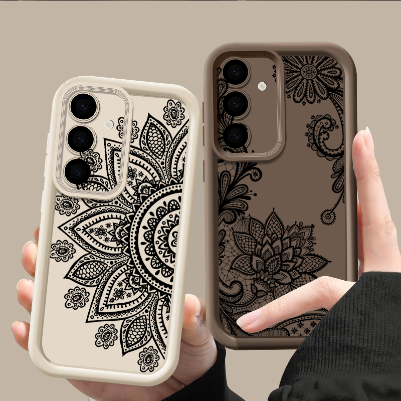 เคสลายดอกไม้สไตล์เรโทรสำหรับ S - Phone Cases For Samsung A14 บทวิจารณ์และราคา