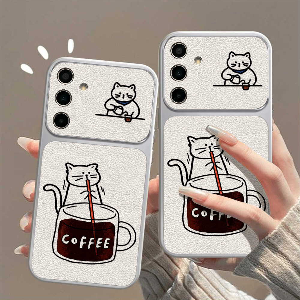 เคสโทรศัพท์ลายแมวน่ารักสีน้ำตา - Phone Cases For Samsung A14 บทวิจารณ์และราคา