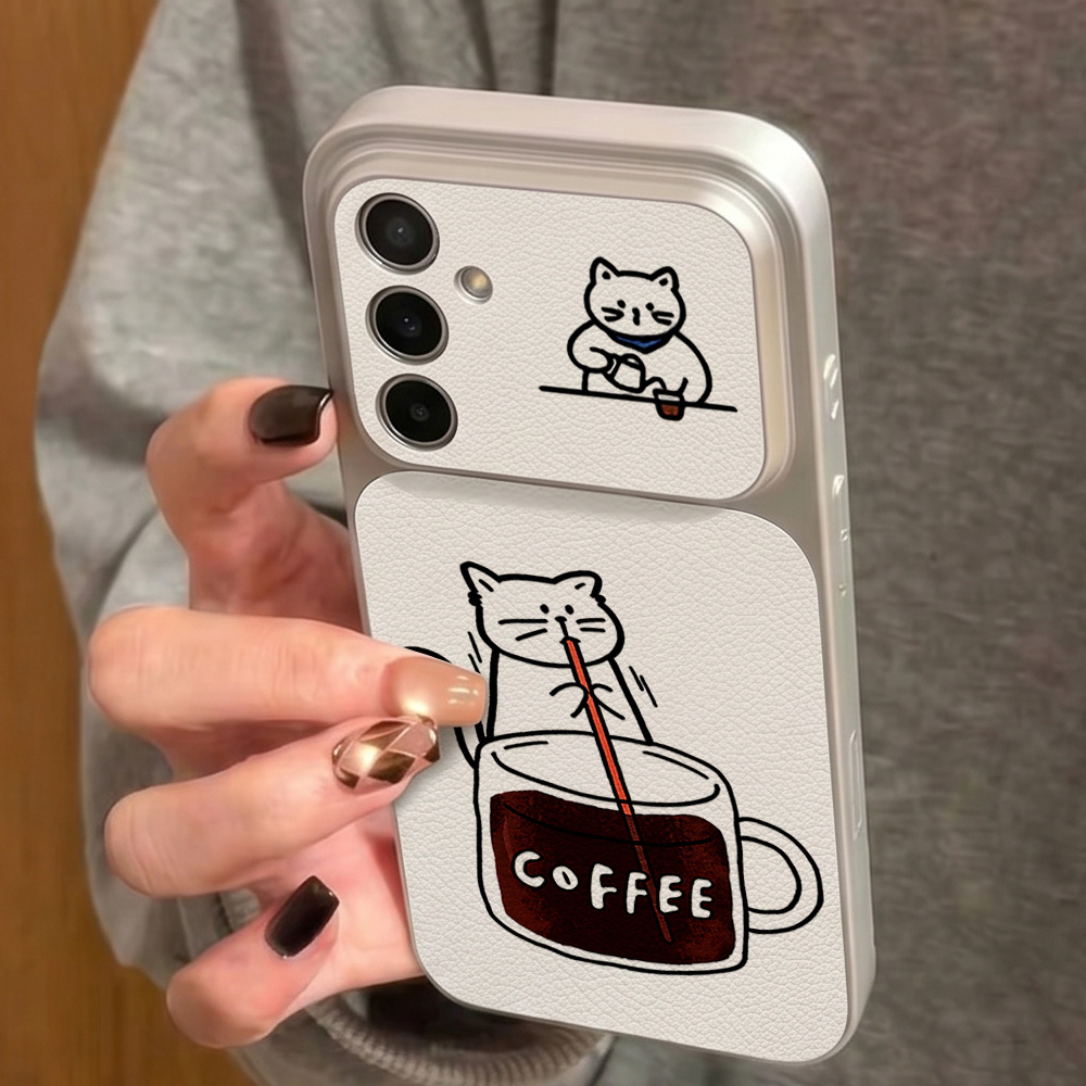เคสโทรศัพท์ลายแมวน่ารักสีน้ำตา - Phone Cases For Samsung A14 บทวิจารณ์และราคา