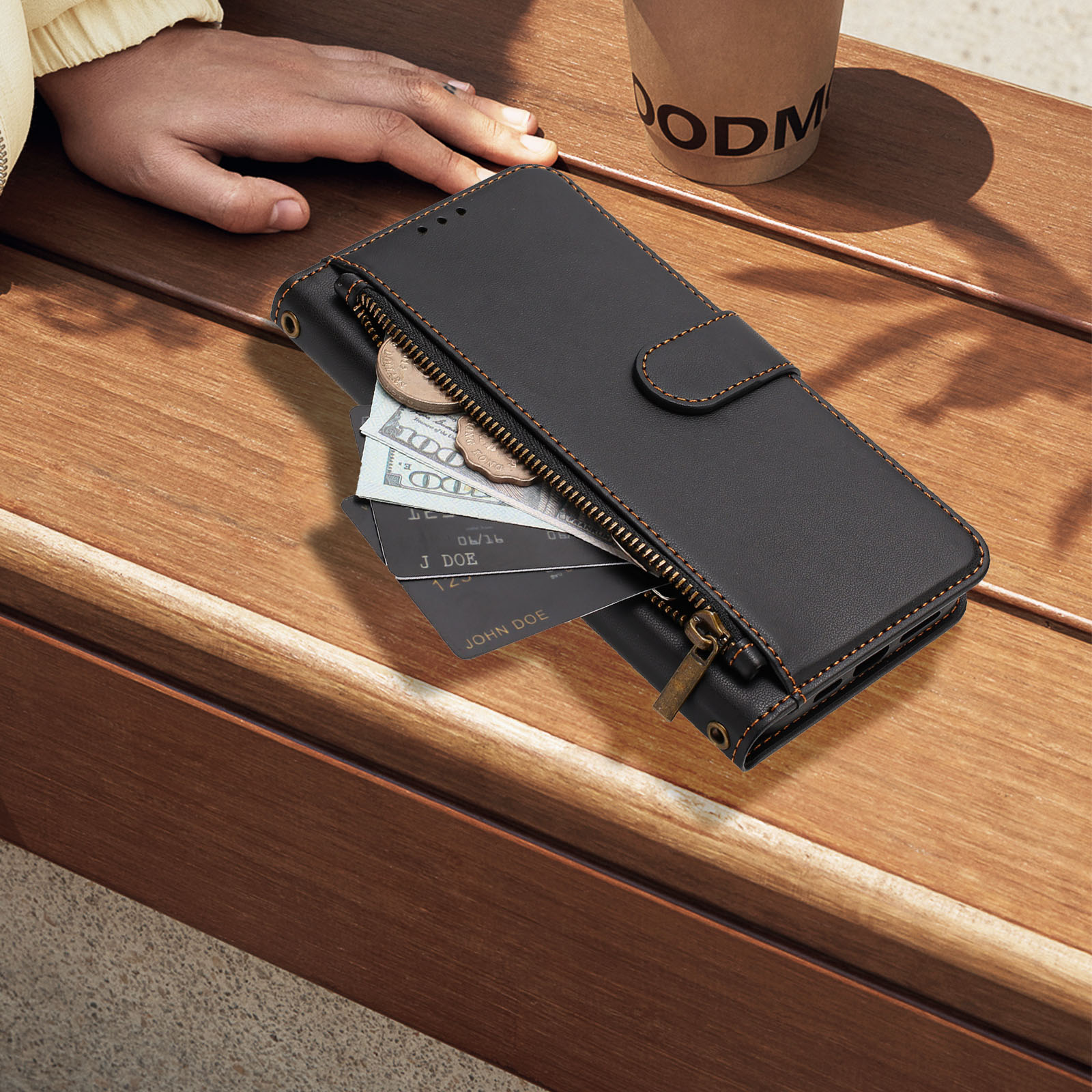 เคสโทรศัพท์แบบพับได้พร้อมแม่เห - Leather Folio Wallet Case บทวิจารณ์และราคา
