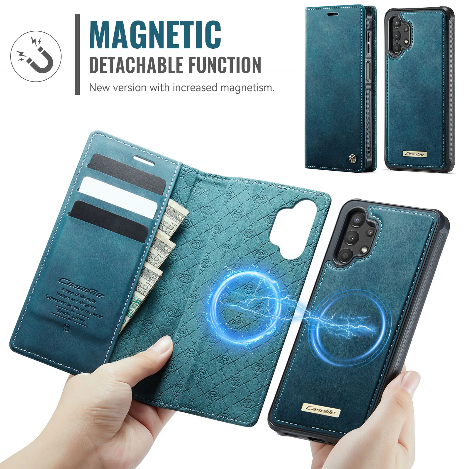 เคส Caseme-C49 แบบพับได้พร้อมต - Leather Folio Wallet Case บทวิจารณ์และราคา