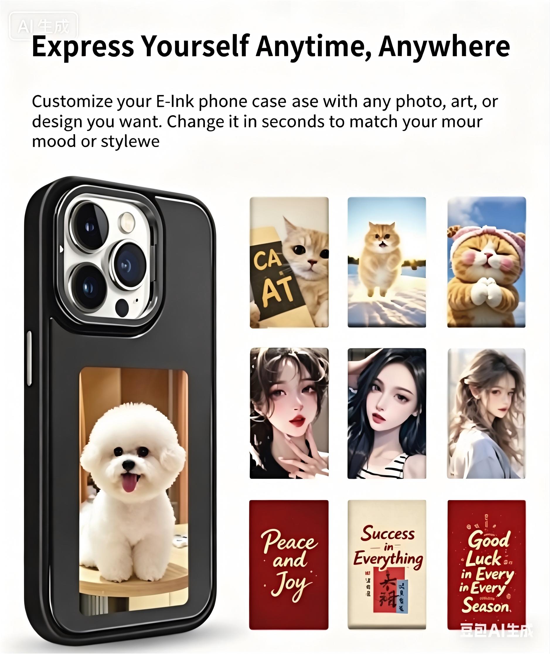 เคสโทรศัพท์ NFC Smart E-ink แบ - Phone Cases Custom บทวิจารณ์และราคา