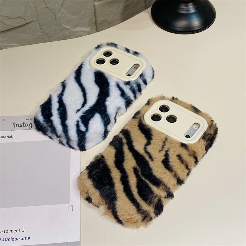 เคสโทรศัพท์ลายม้าลายหรูหรา ขนป - Phone Cases Iphone 16 Pro Max บทวิจารณ์และราคา