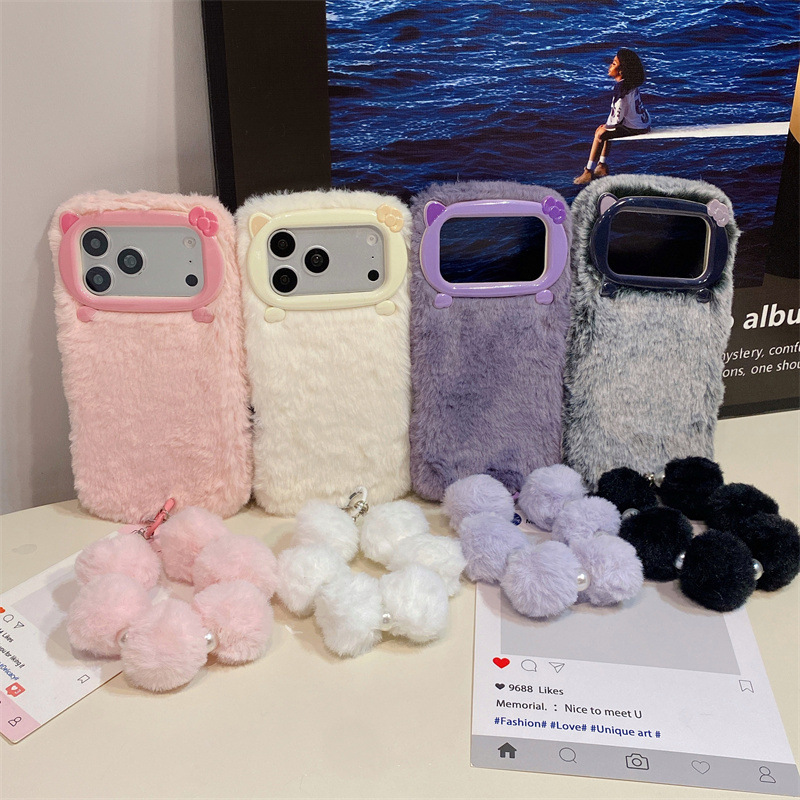 เคสโทรศัพท์ขนเฟอร์สีพื้นสุดหรู - Phone Cases Iphone 16 Pro Max บทวิจารณ์และราคา