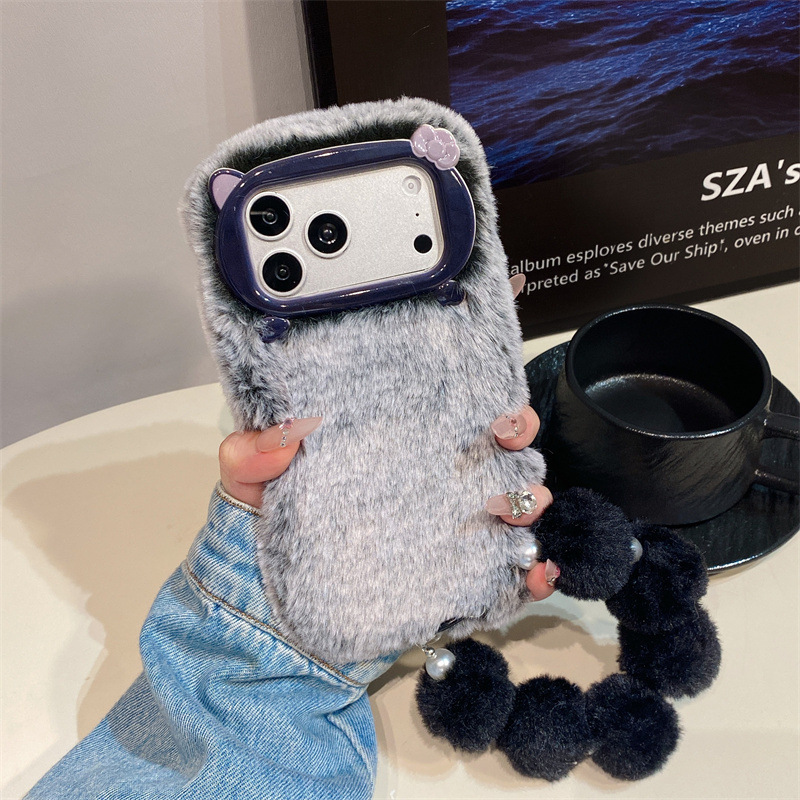 เคสโทรศัพท์ขนเฟอร์สีพื้นสุดหรู - Phone Cases Iphone 16 Pro Max บทวิจารณ์และราคา