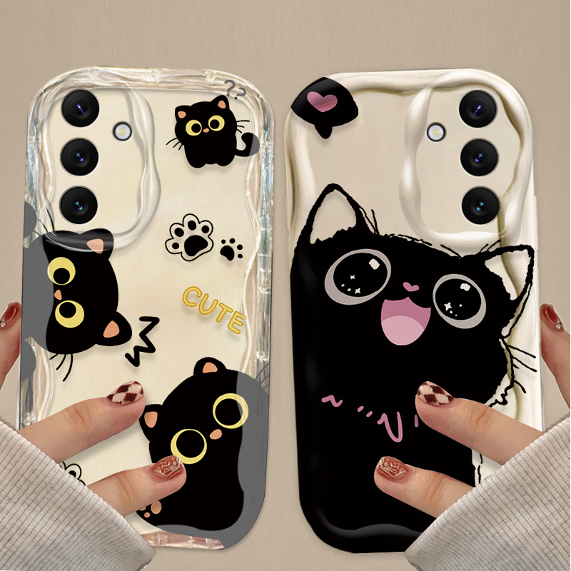 เคสแมวดำตาโตน่ารักสำหรับ Samsu - Phone Cases For Samsung A14 บทวิจารณ์และราคา