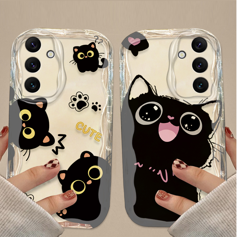 เคสแมวดำตาโตน่ารักสำหรับ Samsu - Phone Cases For Samsung A14 บทวิจารณ์และราคา