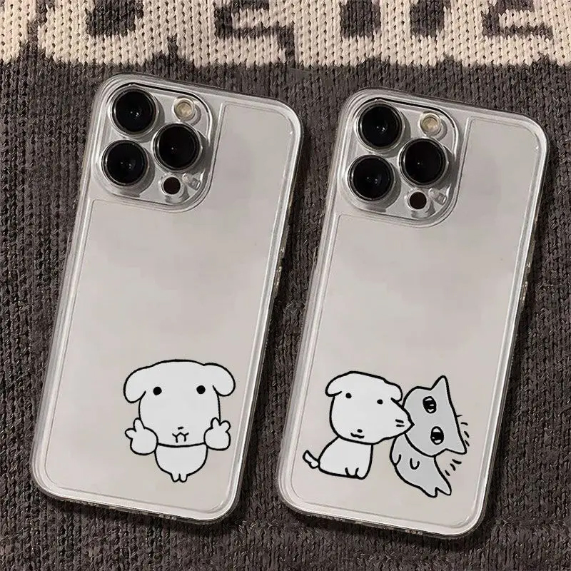 เคสโทรศัพท์ใสลายคู่รักน้องหมาแ - Phone Cases Xr Cute บทวิจารณ์และราคา