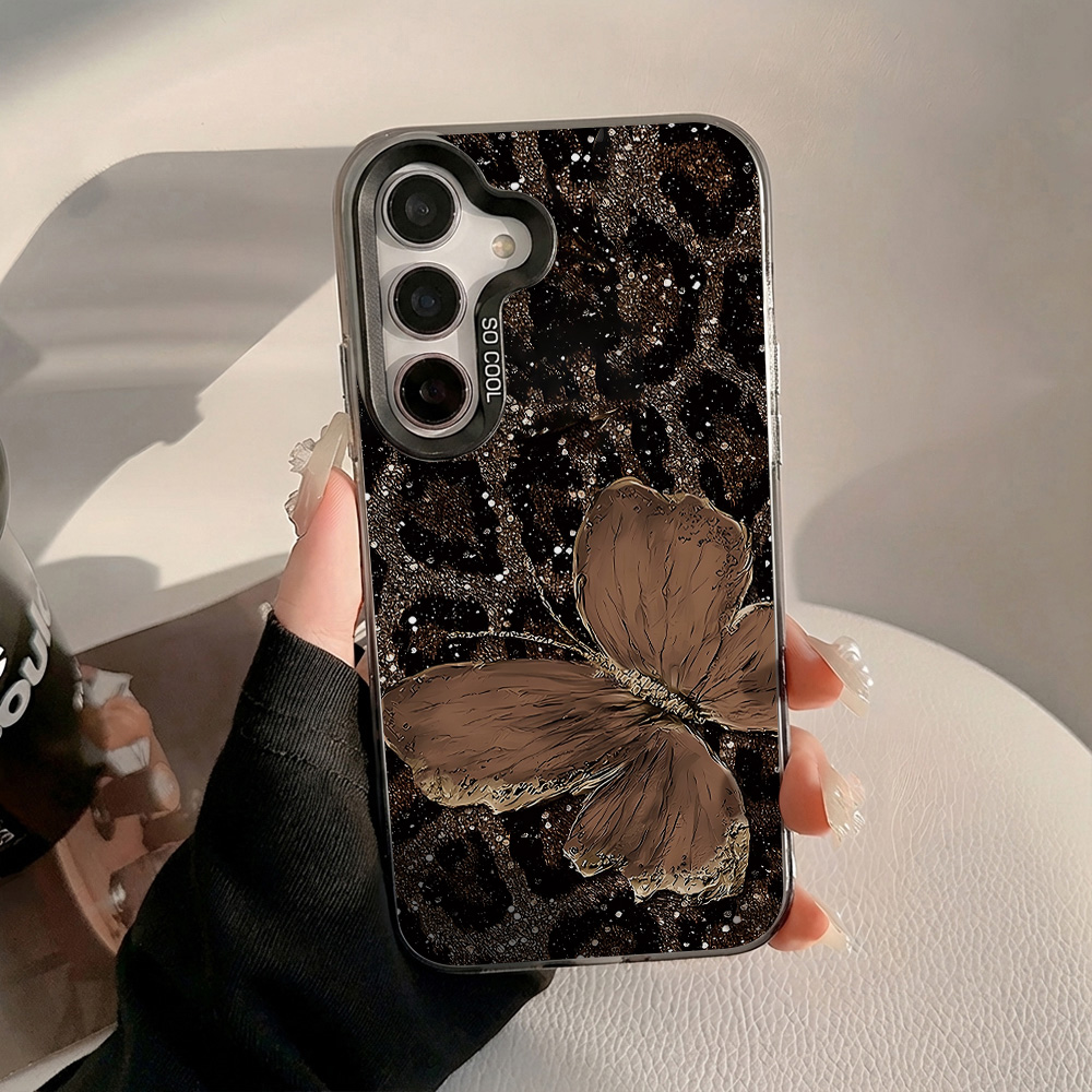 เคสลายเสือดาวแบบแข็ง IMD สำหรั - Phone Cases For Samsung A14 บทวิจารณ์และราคา