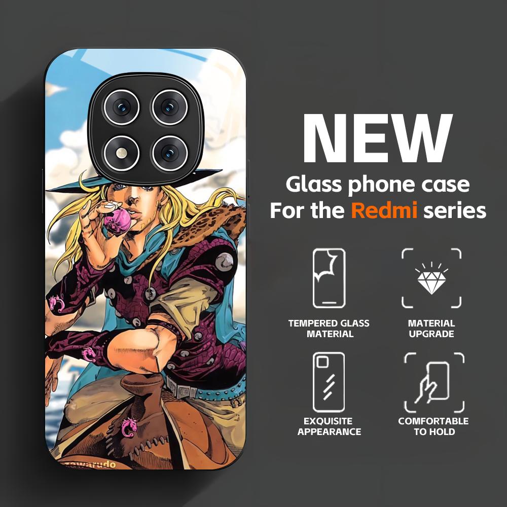 อะนิเมะ JOJO Steel Ball Run เค - Phone Cases Xiaomi Redmi 12 บทวิจารณ์และราคา