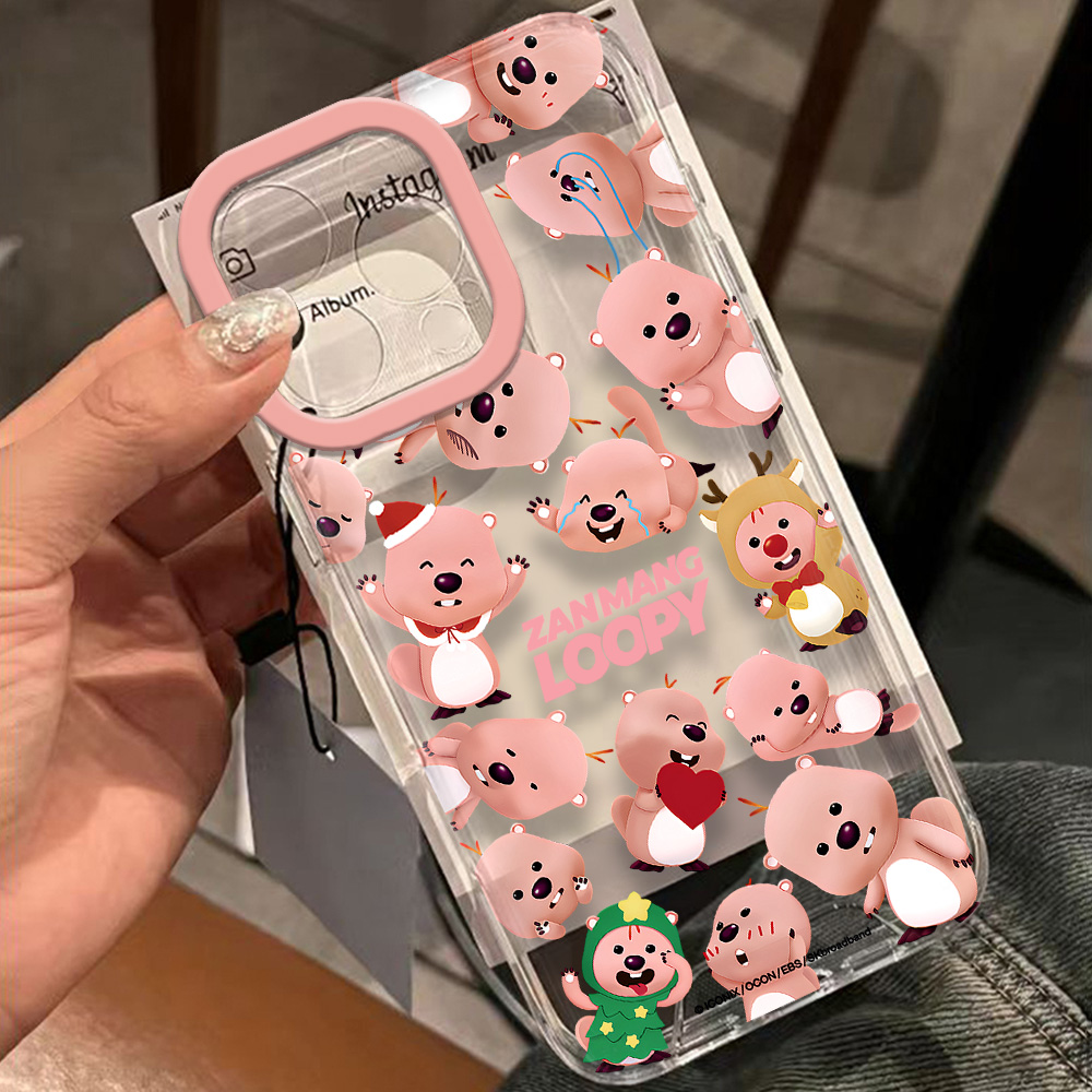 เคสโทรศัพท์ลายลูปปี้สีชมพูน่าร - Phone Cases Loopy บทวิจารณ์และราคา